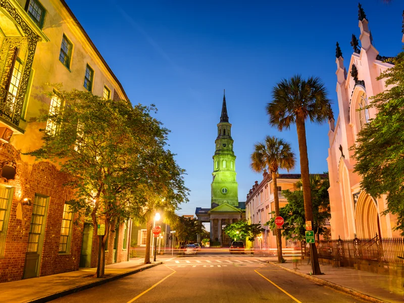 The French Quarter, one of the best parts of Charleston to stay