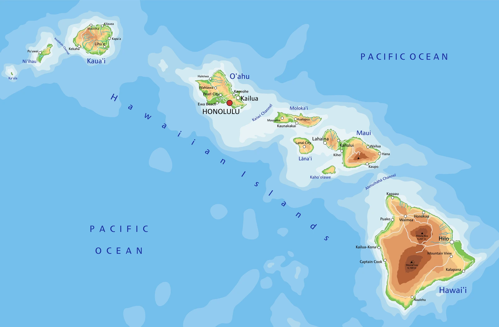 Map of the 7 Hawaiian Islands | & What to Do on Each