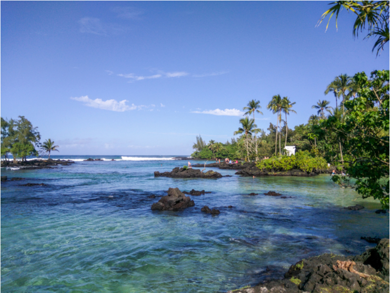 Carlsmith Park, one of the best beaches for snorkeling in Hawaii