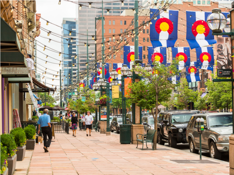 Larimer Square, one of the best things to do in Denver