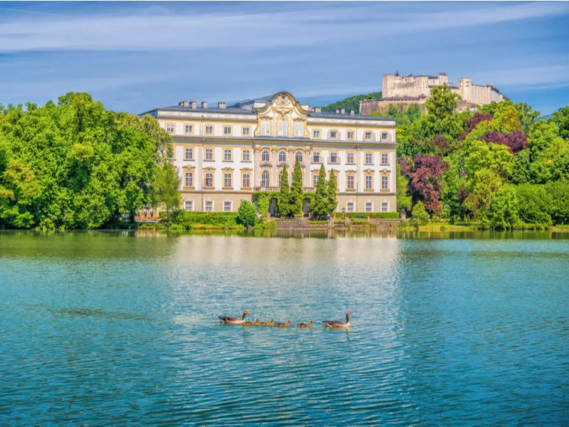 Schloss Leopoldskron, a The Sound of Music Filming Location where the Von Trapp house was filmed