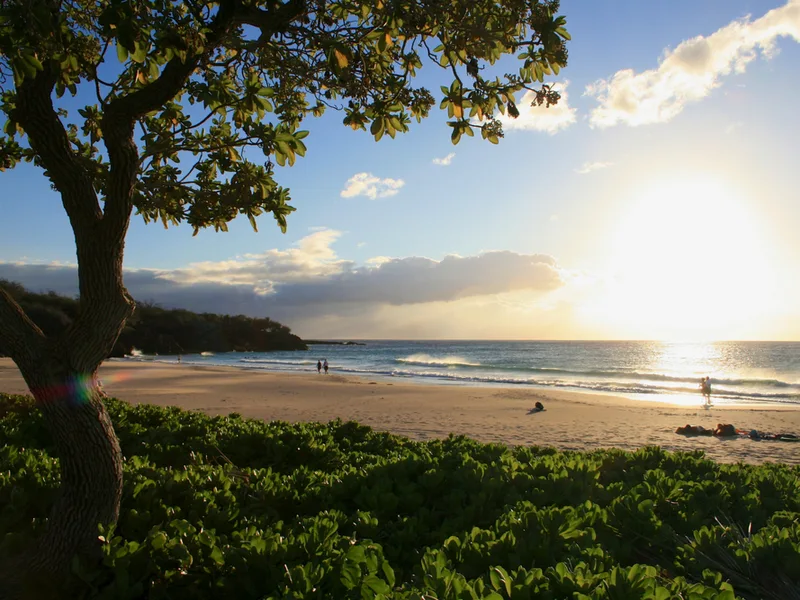 Hapuna Beach Park, one of the best beaches in Hawaii