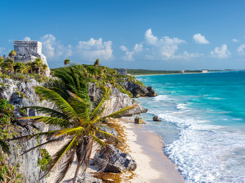 Tulum coast pictured during our pick for when to visit Mexico