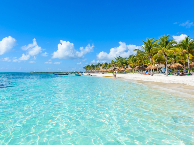 Riviera Maya pictured during the best time to visit Mexico