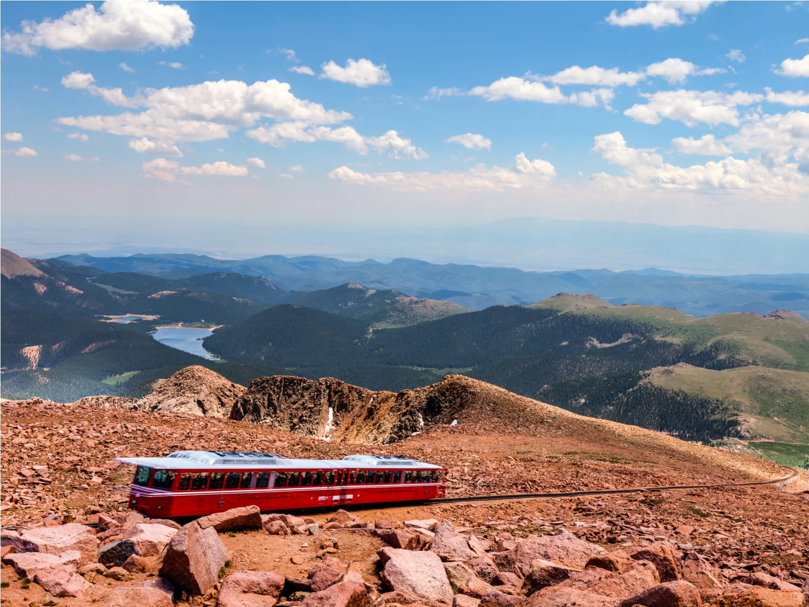 Pikes Peak cog rail, one of the best things to do in Colorado Springs
