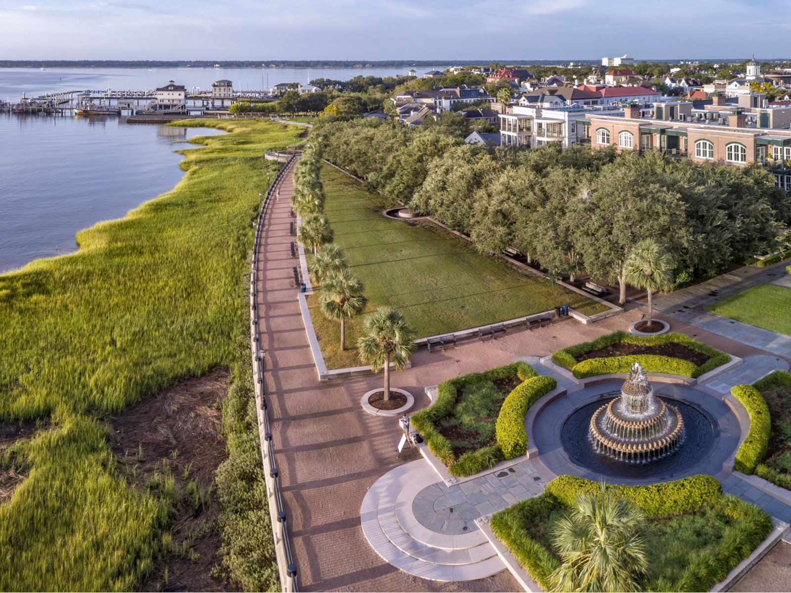 Waterfront park in Charleston South Carolina, one of the best things to do
