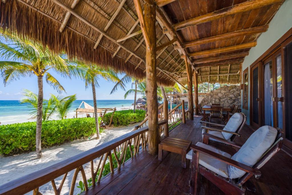 Ahua Tulum, one of the best hotels in Tulum with huts on the beach