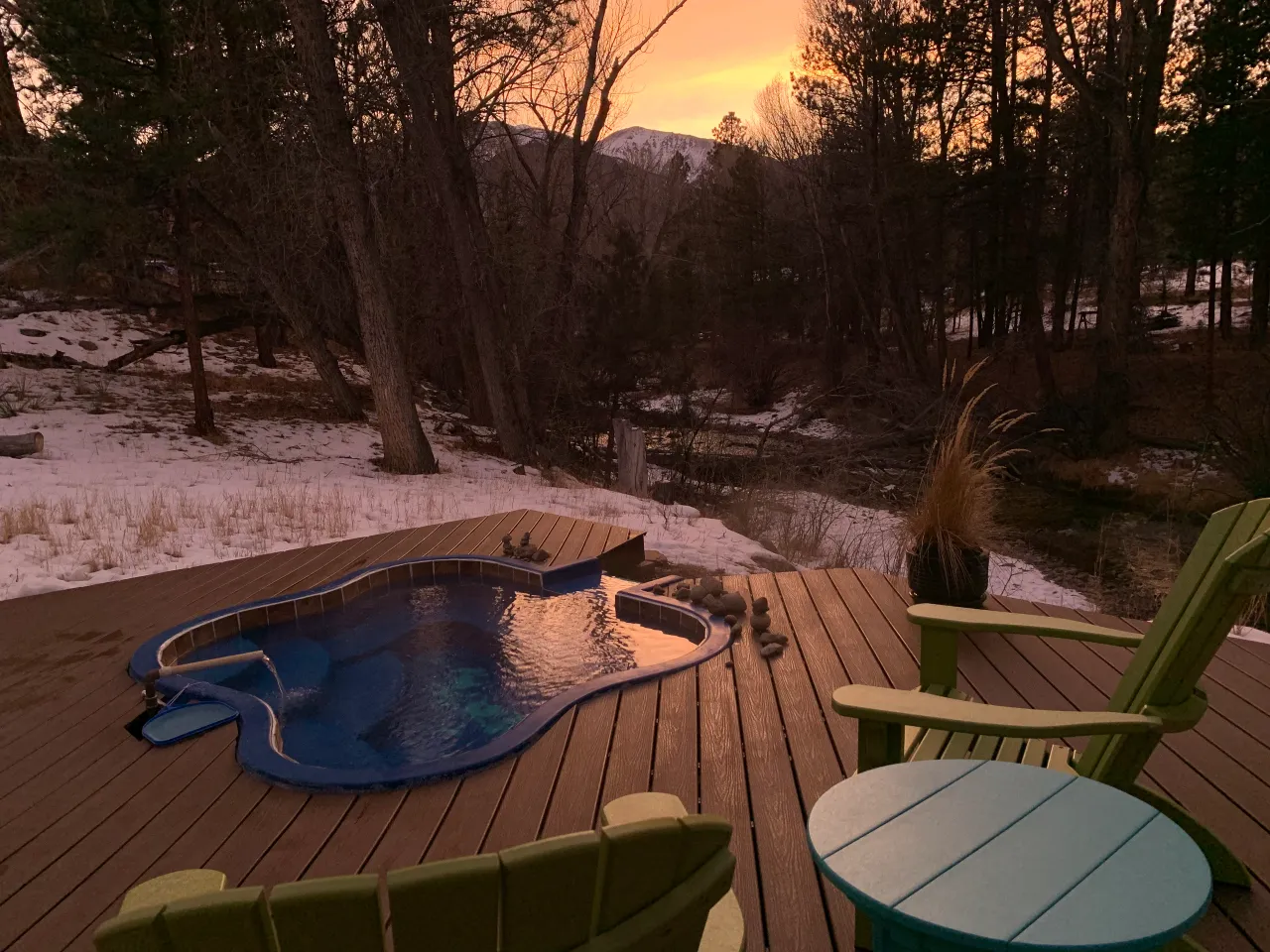 Aqua, one of the best hot springs in Colorado