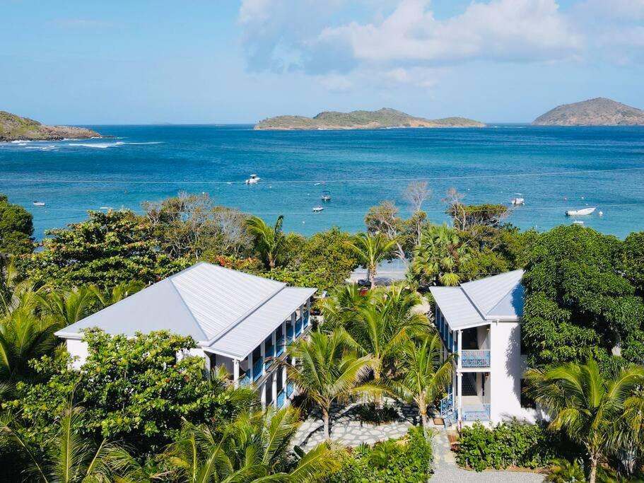 Balcony of the Beachfront Villa #1, one of the best resorts in St Thomas