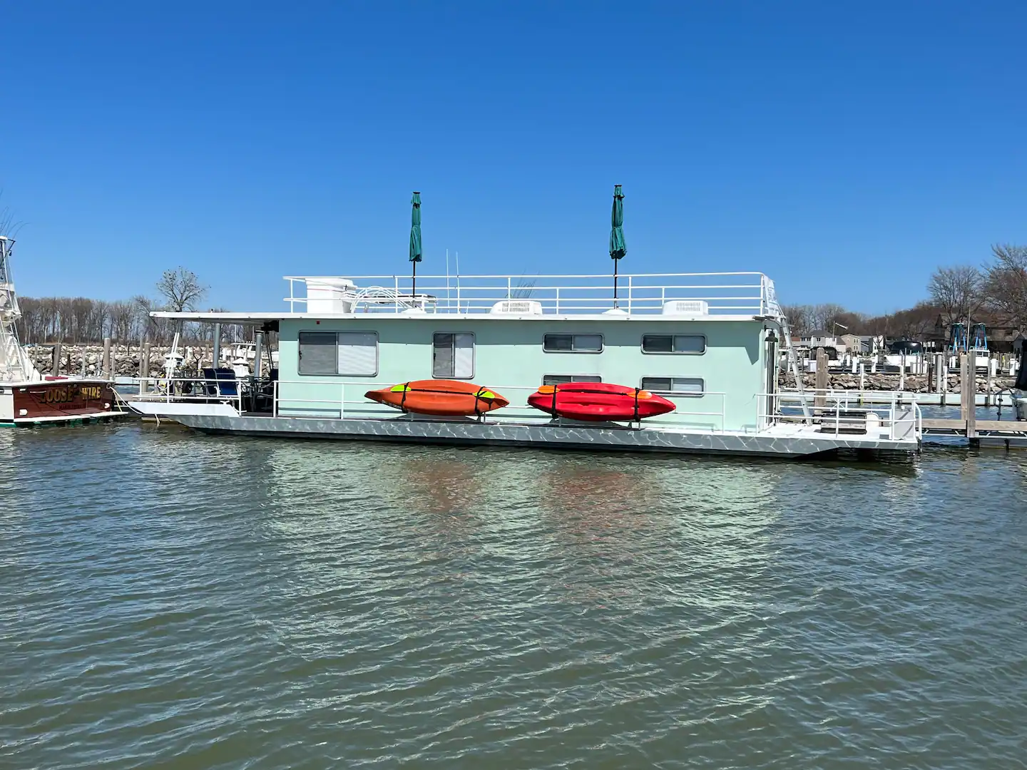 Big Houseboat, one of Ohio's best Airbnbs