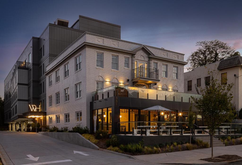Exterior of one of the best hotels in Atlanta, the Wylie