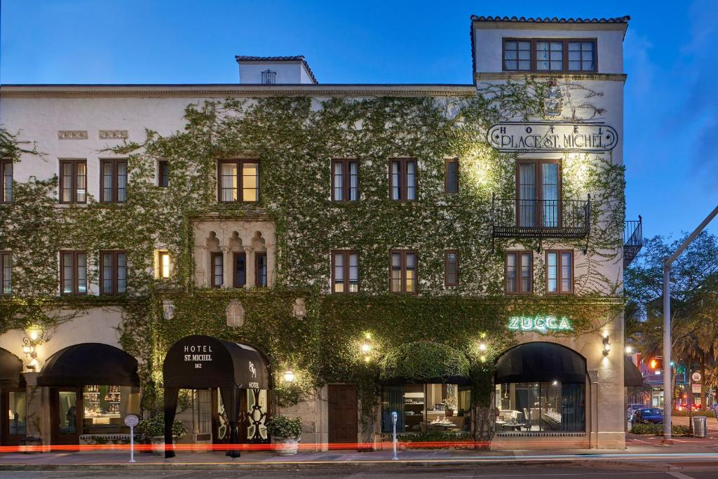 Exterior of one of the best hotels in Miami, the Hotel St. Michael