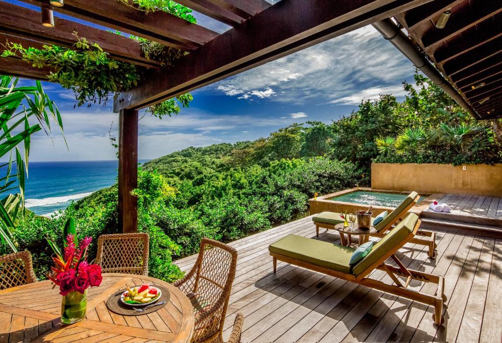 Gorgeous view of the on-deck pool at the Royal Isabela, one of the best hotels in Puerto Rico