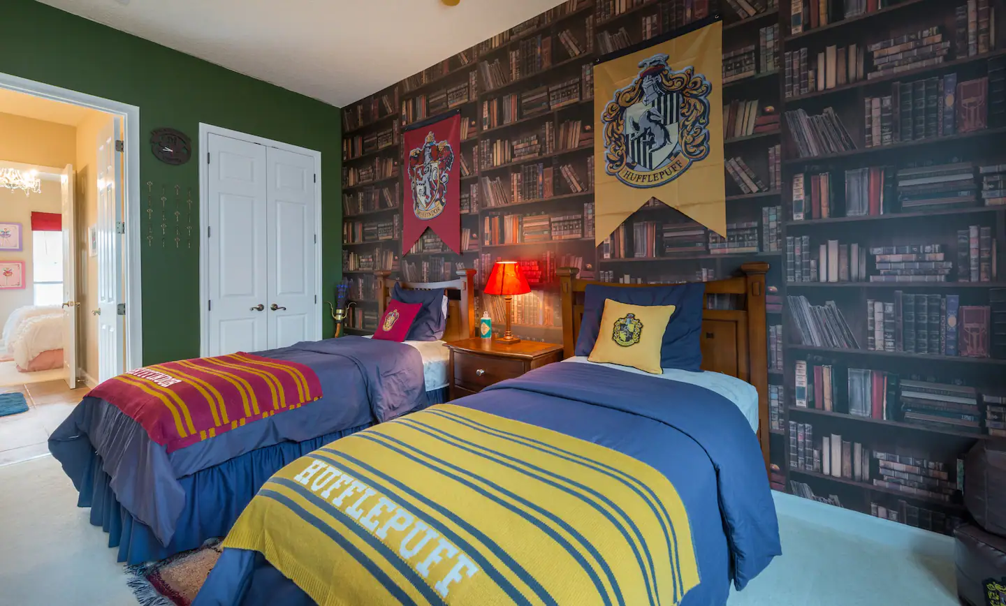 Harry Potter Themed Airbnb in Florida as seen from the bedroom