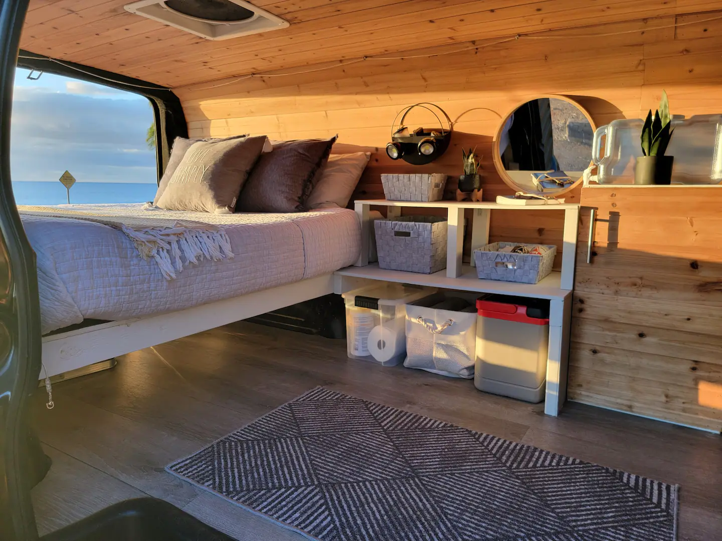 Hawaiian Rockstar Beach Van, one of Oahu's best Airbnbs