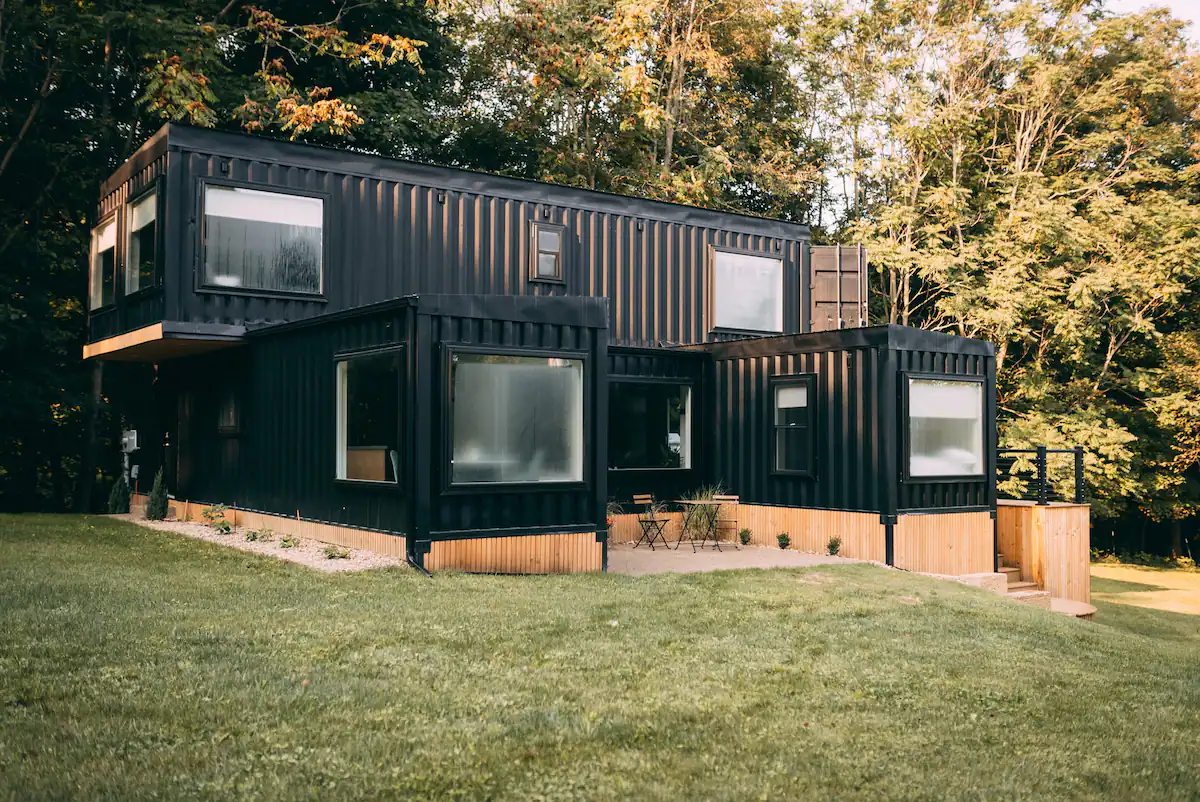 Huge Six-Container Home in Amish Country, one of the best Airbnbs in Ohio