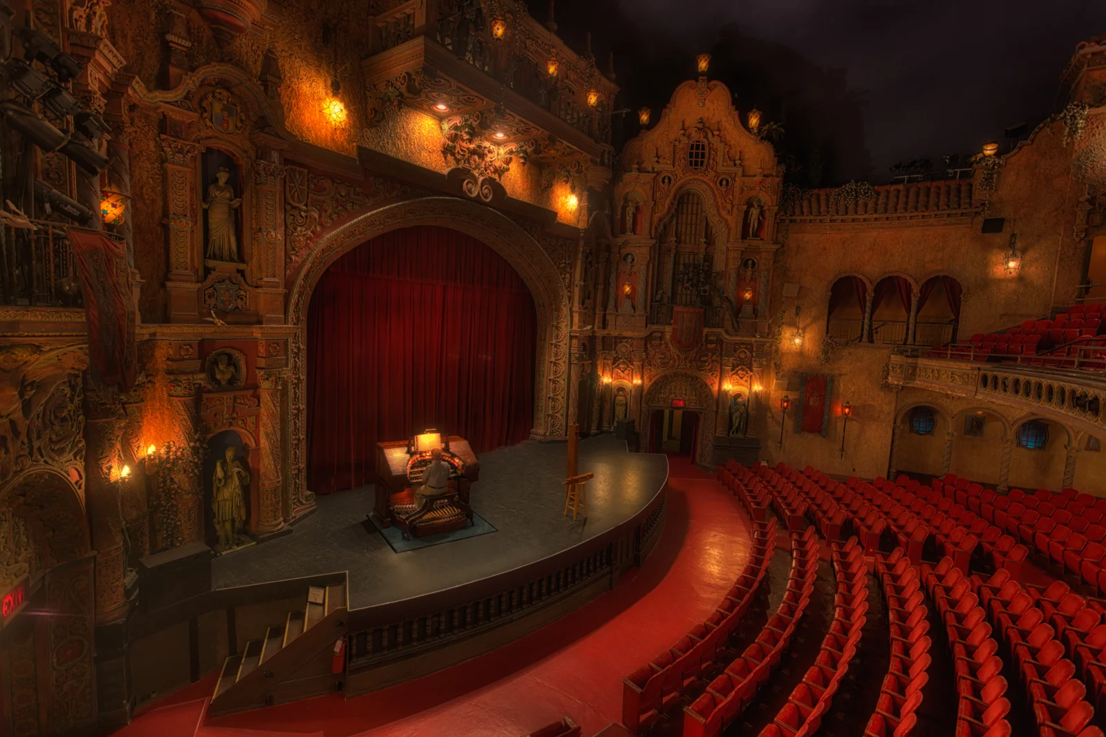 Interior of the Tampa Theater, one of the best things to do in Tampa Florida