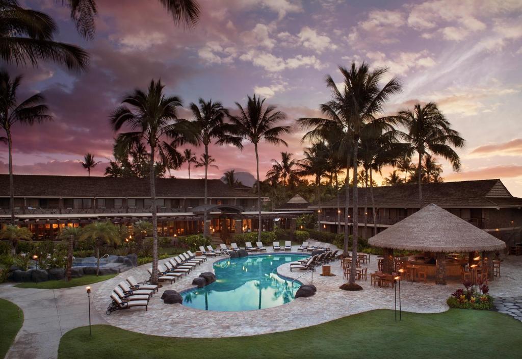 Koa Kea Hotel and Resort's pool area, one of the best resorts in Hawaii