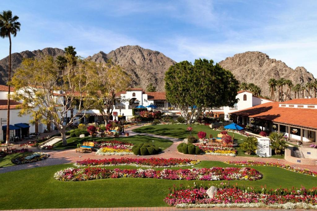 La Quinta Resort & Club, one of the best hotels in Palm Springs, pictured outside the entrance