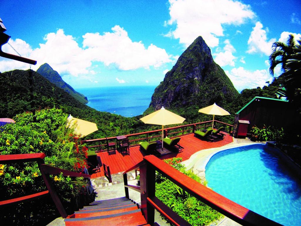 Ladera resort, one of the best resorts in St Lucia