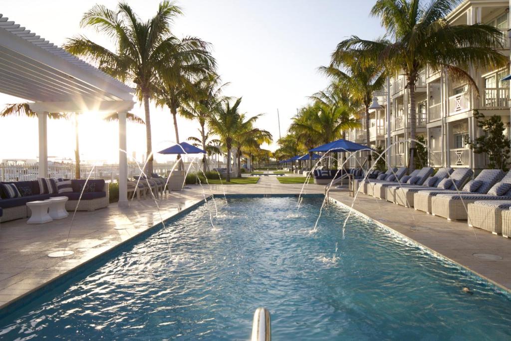 Pool view at Ocean's Edge, one of the best hotels in Key West