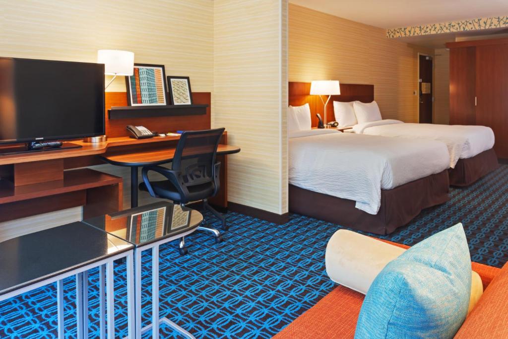 Room at the Fairfield Inn and Suites Chicago Downtown – River North, one of the best hotels in Chicago