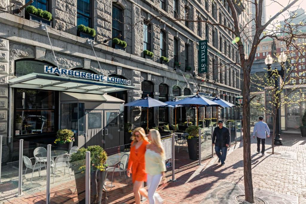 Entrance to Harborside Inn, a top pick for the best hotels in Boston