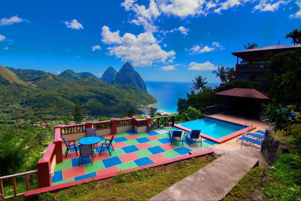 Samfi Gardens, one of the best resorts in Saint Lucia