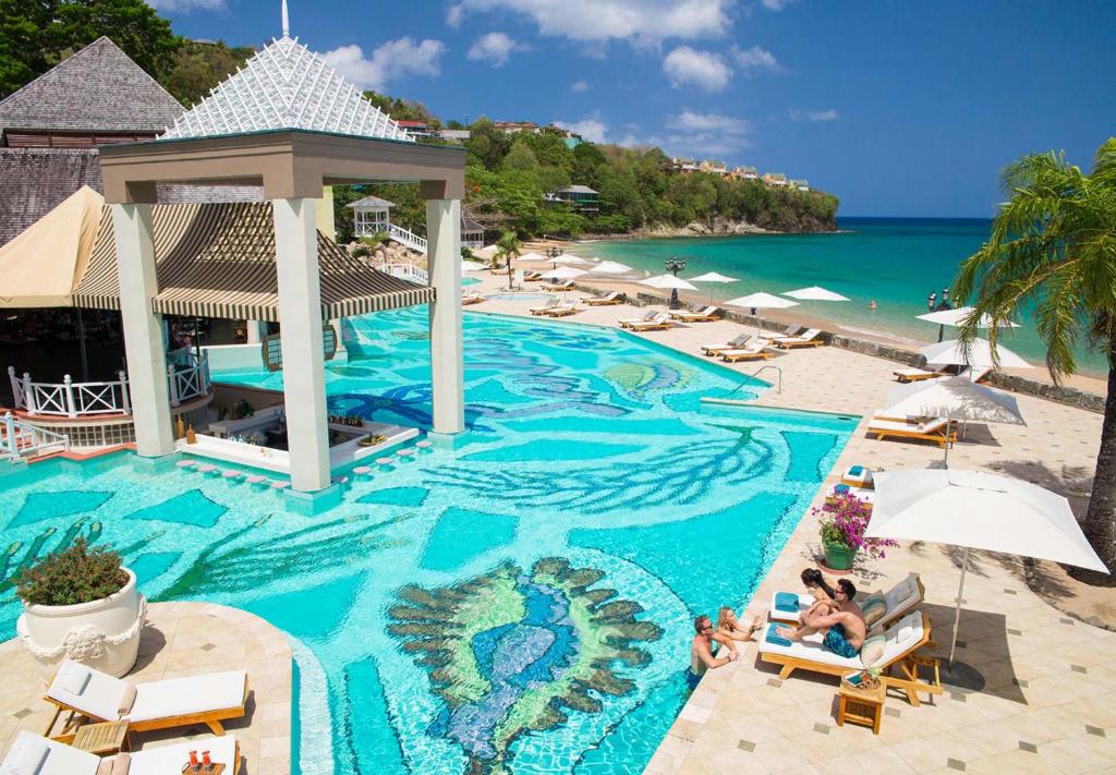 Sandals Regency, one of the best all-inclusive resorts in St Lucia