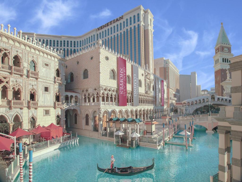 Venetian hotel exterior, one of the best hotels in Las Vegas