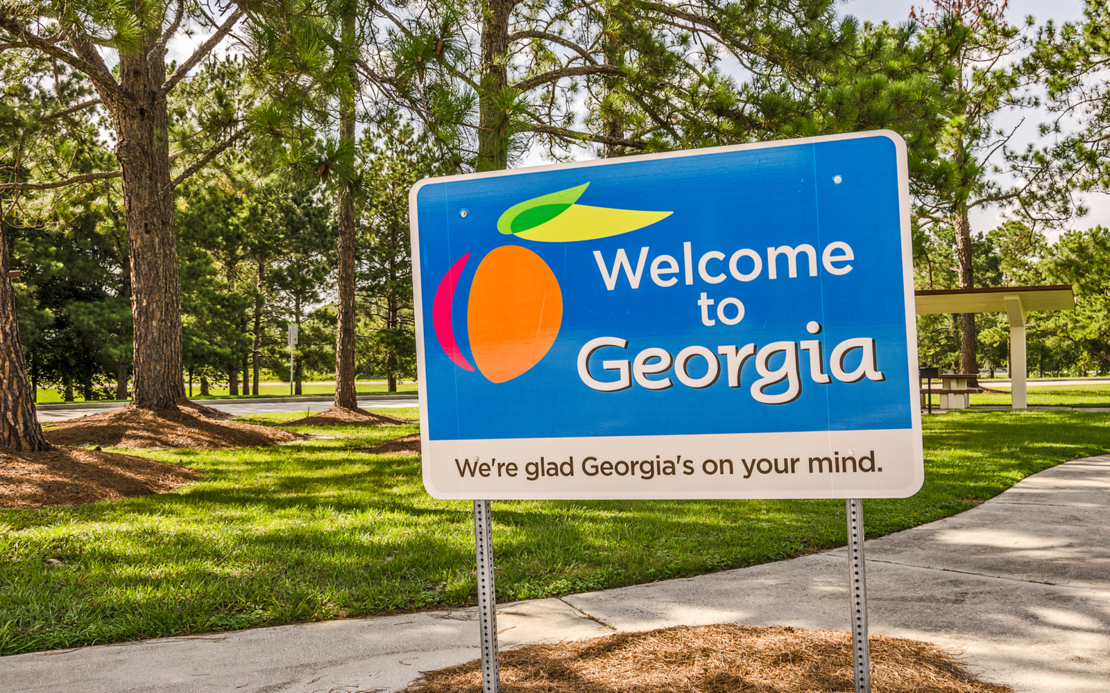Sign that says Welcome to Georgia for a piece on the best tourist attractions in Georgia
