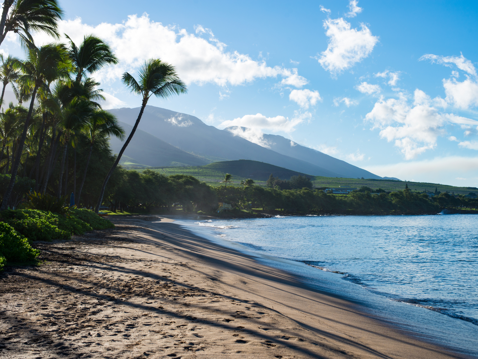 Gorgeous beach in Lahaina, one of our picks when considering where to stay in Hawaii