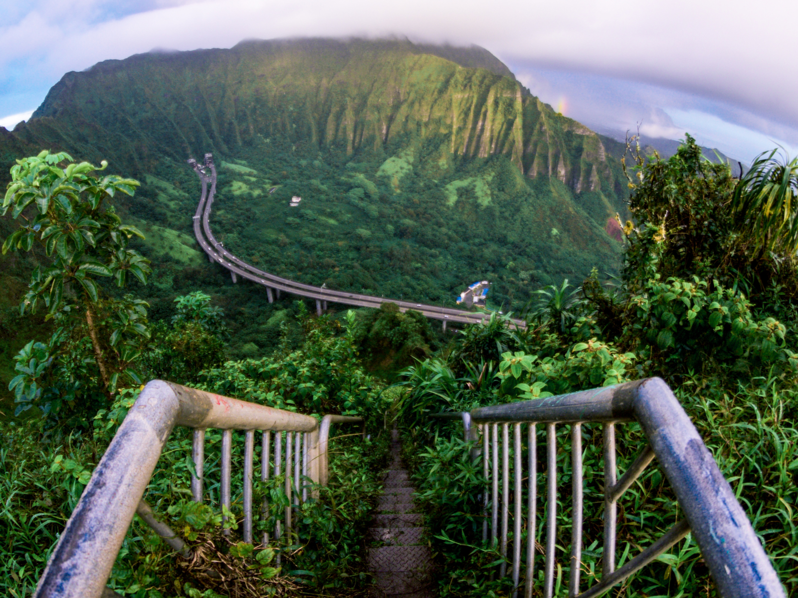 Stairway to Heaven, a top attraction to see when staying at an Oahu Airbnb