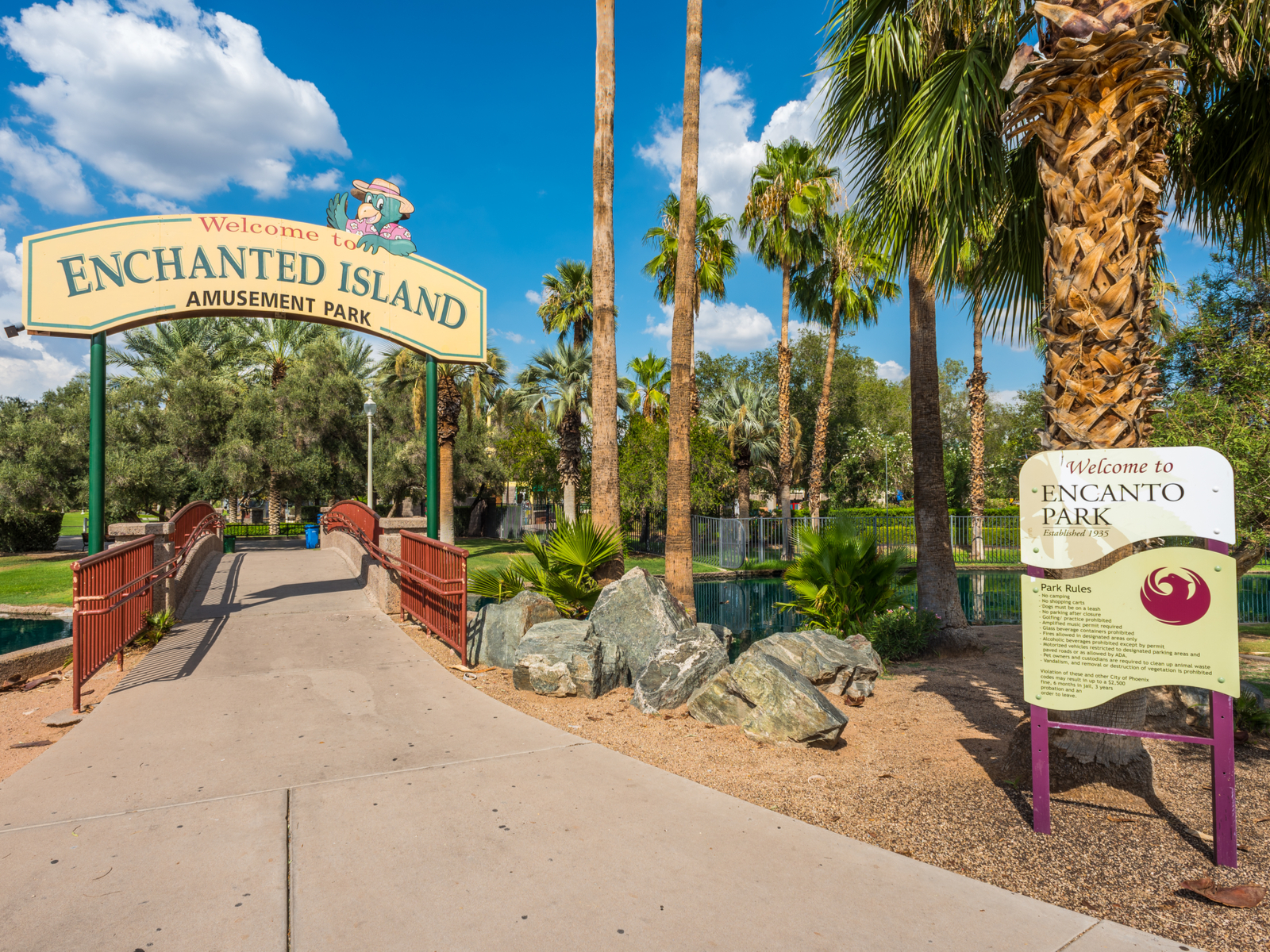 Enchanted Island amusement park, one of the best things to do in Phoenix