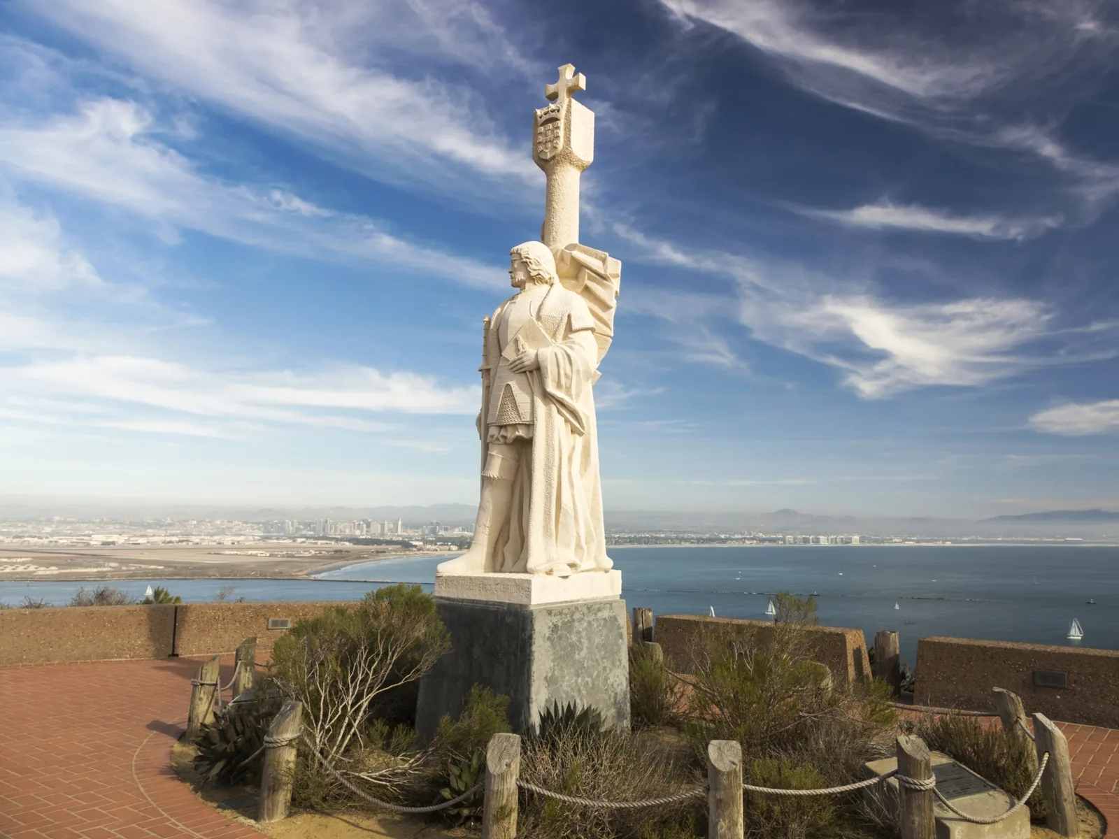 People enjoying the scenery at Cabrillo National Monument, one of the best things to do in San Diego