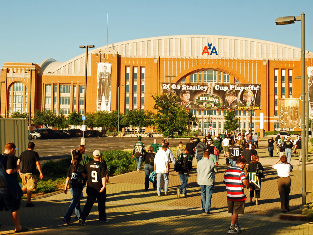 American Airlines Arena, home of one of Dallas's best attractions, the Dallas Stars
