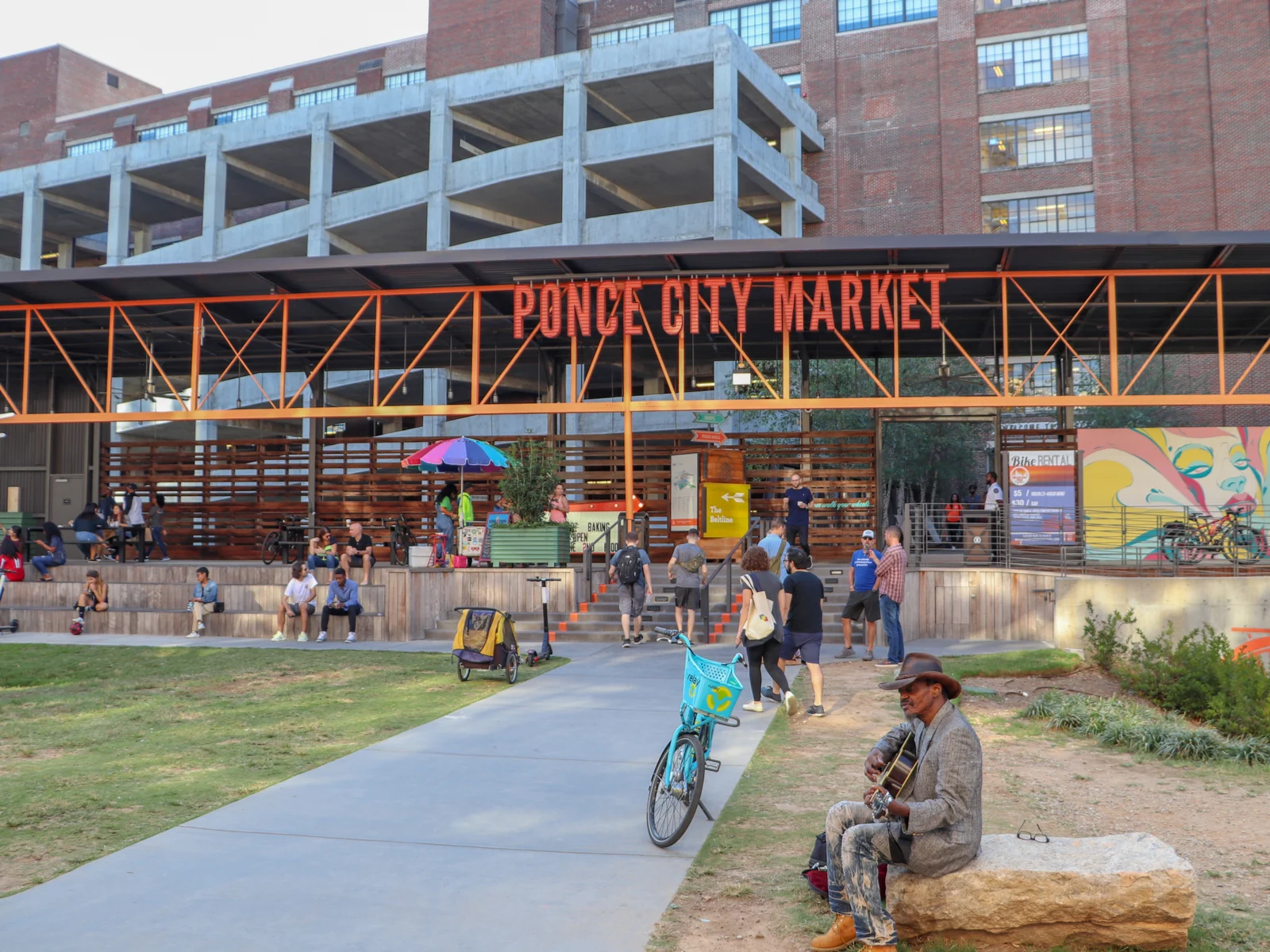 Exterior view of the Ponce City Market, one of the best things to so in Atlanta