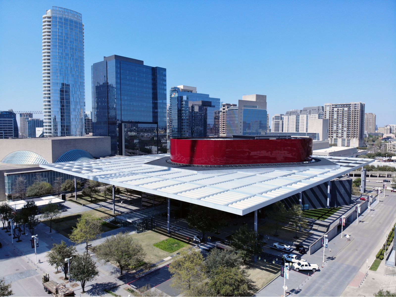 Att center pictured in an aerial image