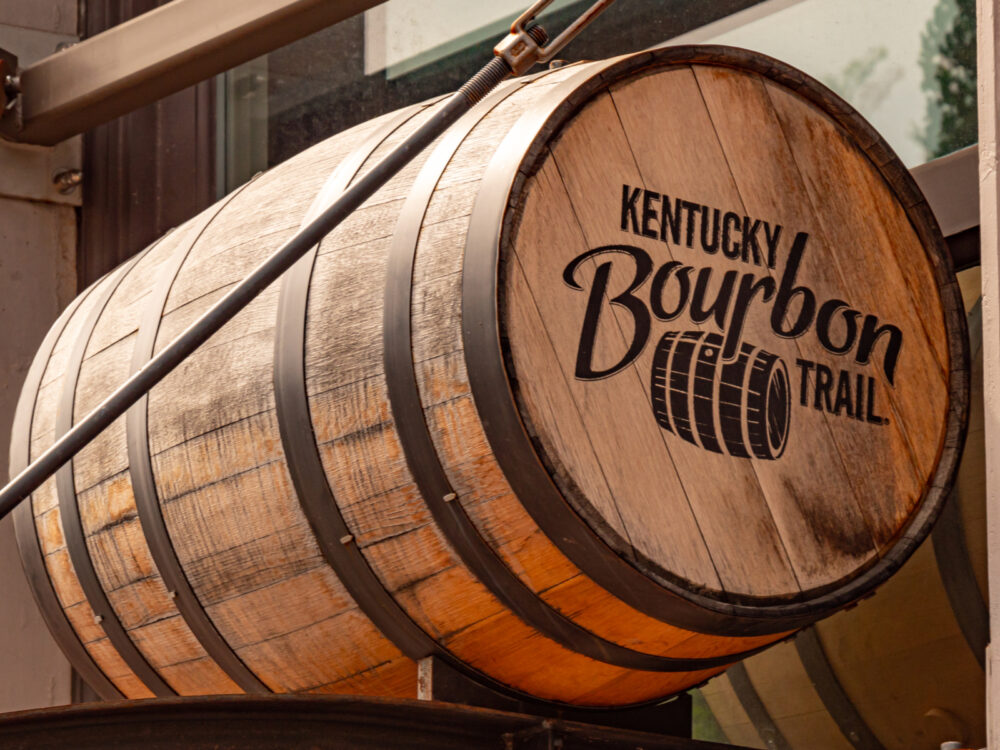 Photo of a wooden barrel that says Kentucky Bourbon Trail for a piece titled the Best Things to Do in Kentucky