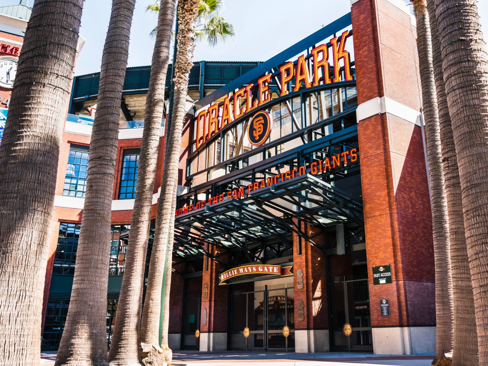 Exterior view of Oracle Park, one of the best things to do in San Francisco