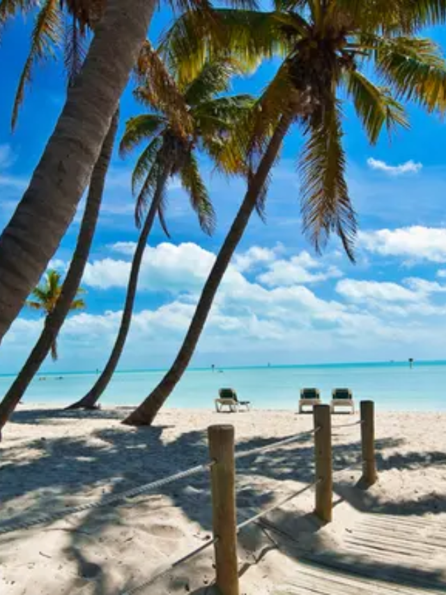 Key West Beach Entrance for a piece on the Best Florida Airbnbs