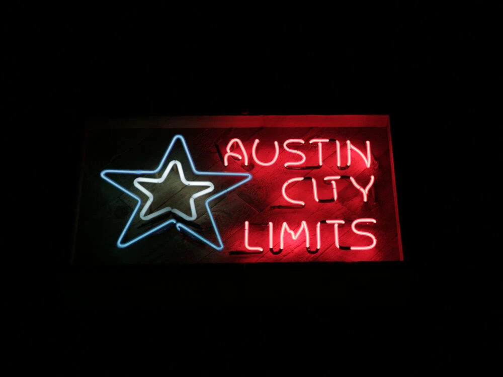 Photo of a neon sign that says Austin City Limits, one of the city's must-see attractions