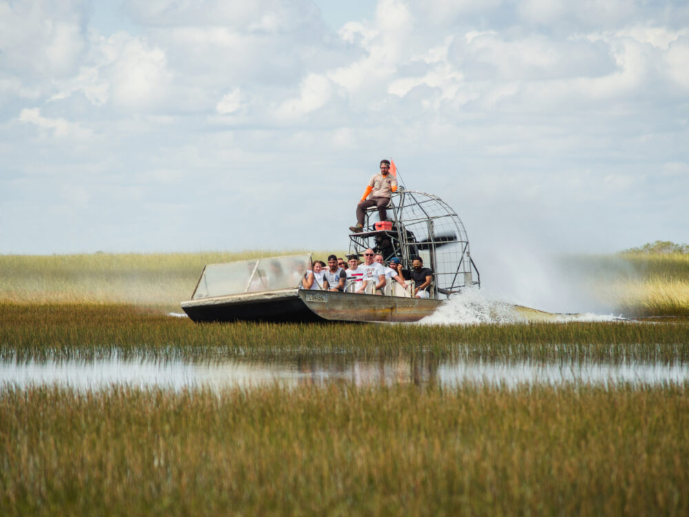 Everglades airboat tour, one of the best things to do in Miami