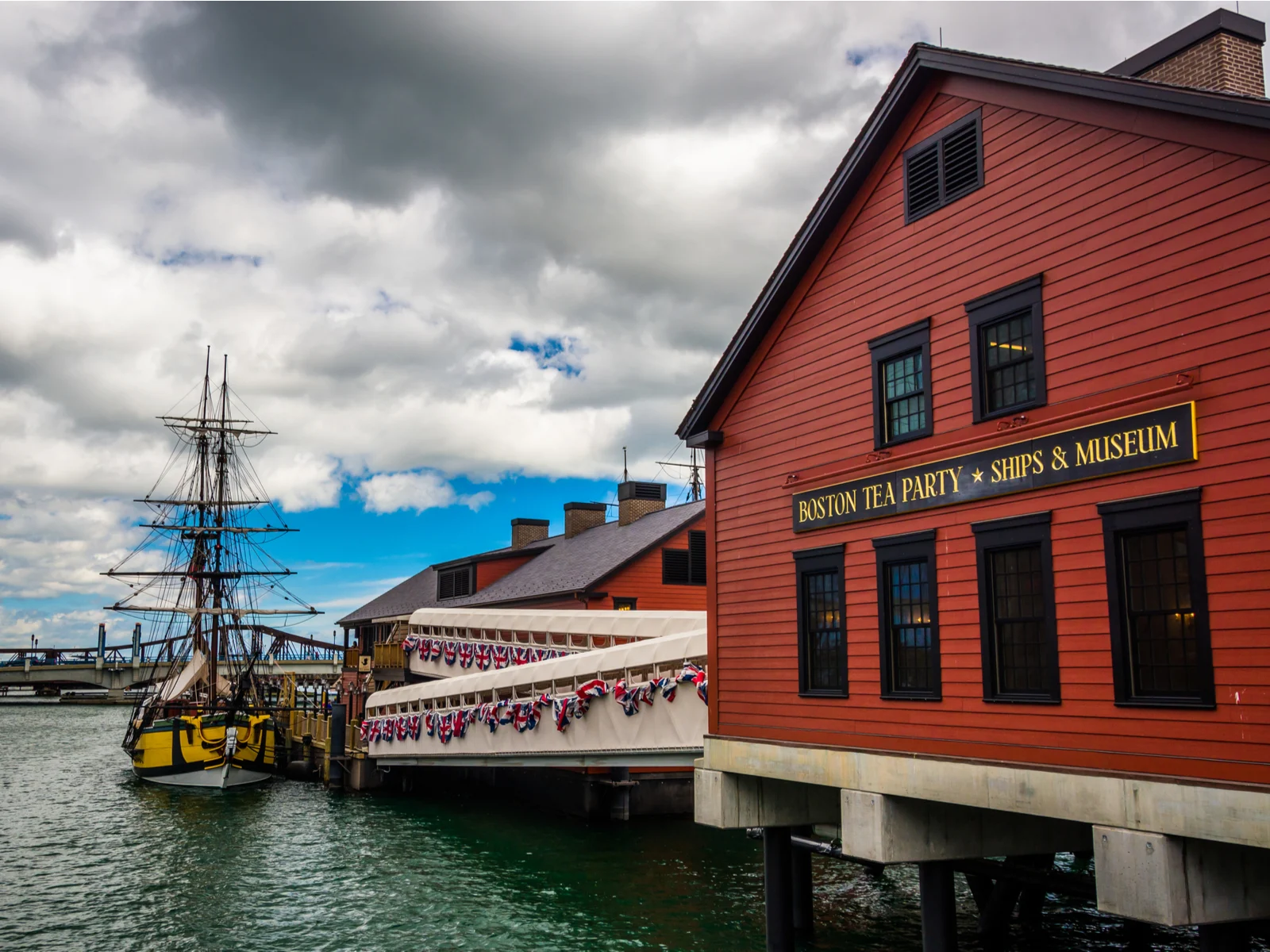 Boston Tea Party Museum pictured during the best time to visit Boston