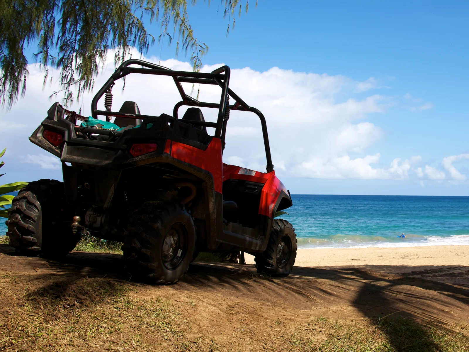 ATV tour on a beach, one of the best things to do in Maui