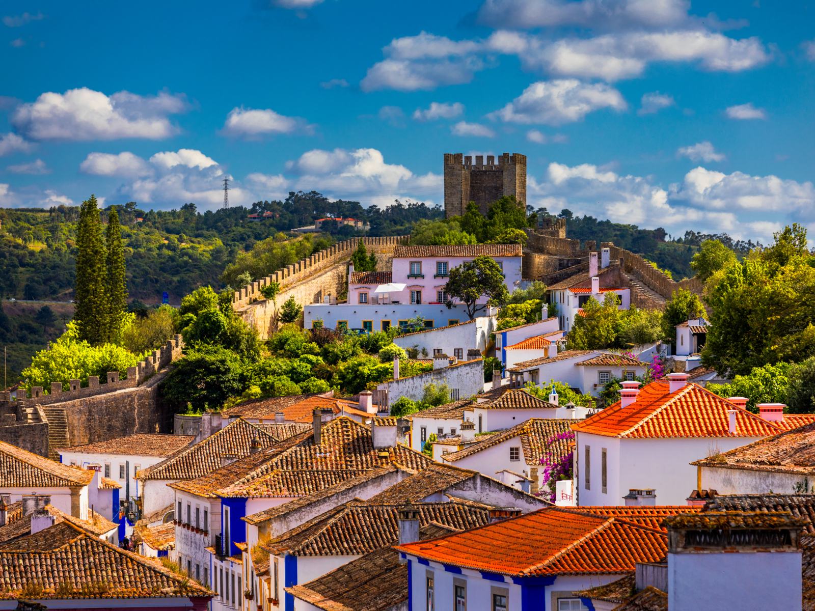 The famous walled city of Obidos, a must-visit place for anyone in Portugal