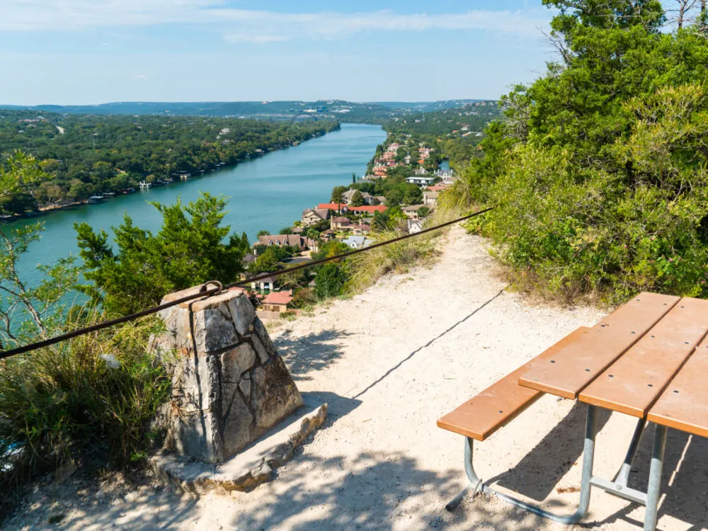 Scenic overlook at one of the best things to do in Austin, Mount Bonnell