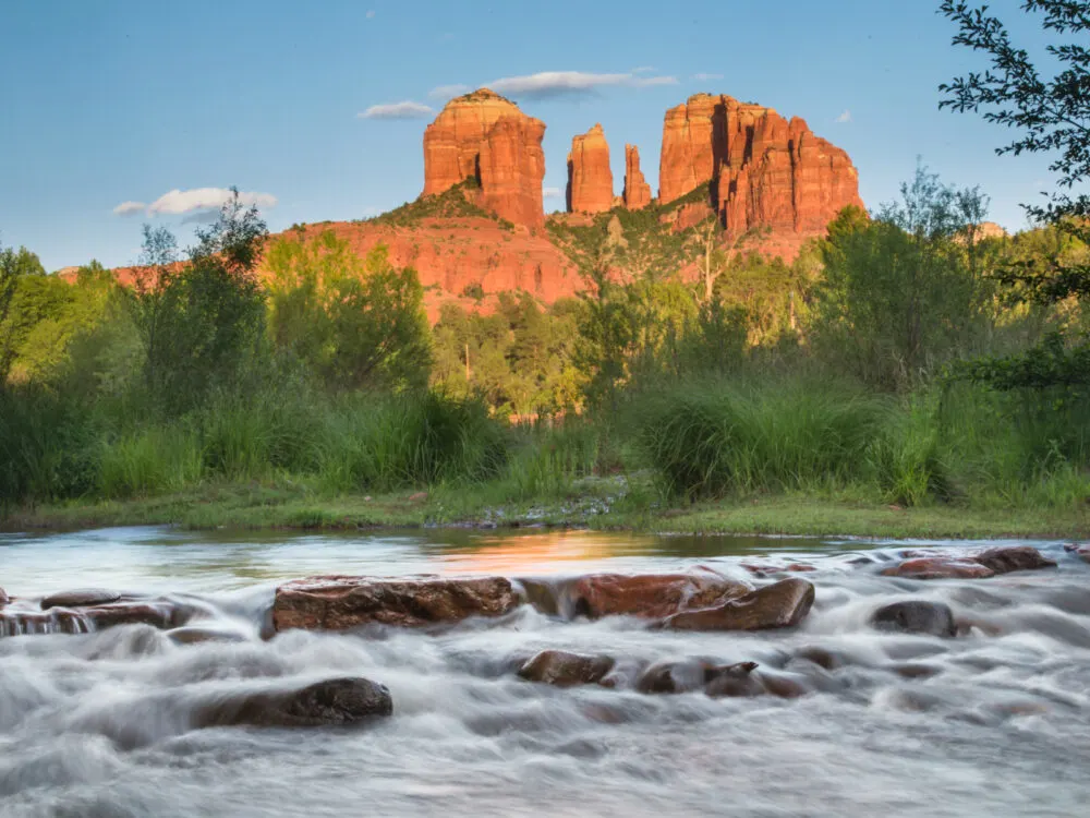 Cathedral Rock in Oak Creek, one of our top picks for Where to Stay in Sedona Arizona