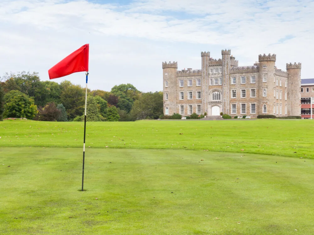 Photo of a green at Gormanston, one of the best golf courses in Ireland