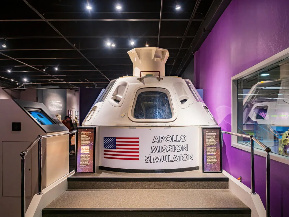 Apollo capsule in the Science Museum Oklahoma, one of our picks for the best science museums in America